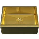 Ellsi Elite 1.0 Bowl Stainless Steel Belfast Kitchen Sink Brushed Gold 600mm x 440mm BRUSHED GOLD PDT-000024