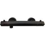 Ellsi Siena Round Exposed Thermostatic Bar Shower Valve Matt Black PDT-000088