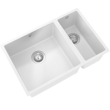Ellsi Comite 1.5 Bowl Composite Undermount Kitchen Sink Matt White 670mm x 440mm MATT WHITE PDT-000096_2