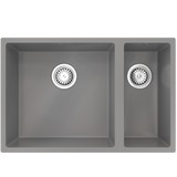 Ellsi Comite 1.5 Bowl Composite Undermount Kitchen Sink Matt Grey 670mm x 440mm MATT GREY PDT-000098_1