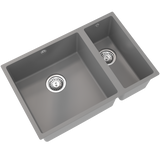 Ellsi Comite 1.5 Bowl Composite Undermount Kitchen Sink Matt Grey 670mm x 440mm MATT GREY PDT-000098_2