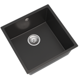 Ellsi Comite 1.0 Bowl Composite Undermount Kitchen Sink Matt Black 440mm x 440mm MATT BLACK PDT-000099_2