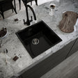 Ellsi Comite 1.0 Bowl Composite Undermount Kitchen Sink Gloss Black 440mm x 440mm GLOSS BLACK PDT-000107 LS