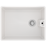 Ellsi Comite 1.0 Bowl Composite Belfast Kitchen Sink Gloss White 595mm x 445mm GLOSS WHITE PDT-000258_1