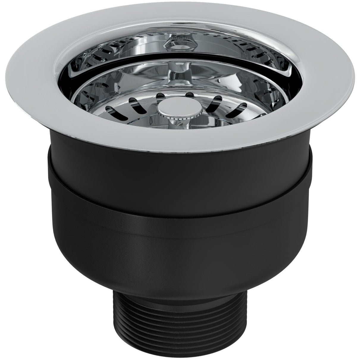 Top-Fix Kitchen Sink Waste Strainer 90mm - Polished Steel PDT-000528_3