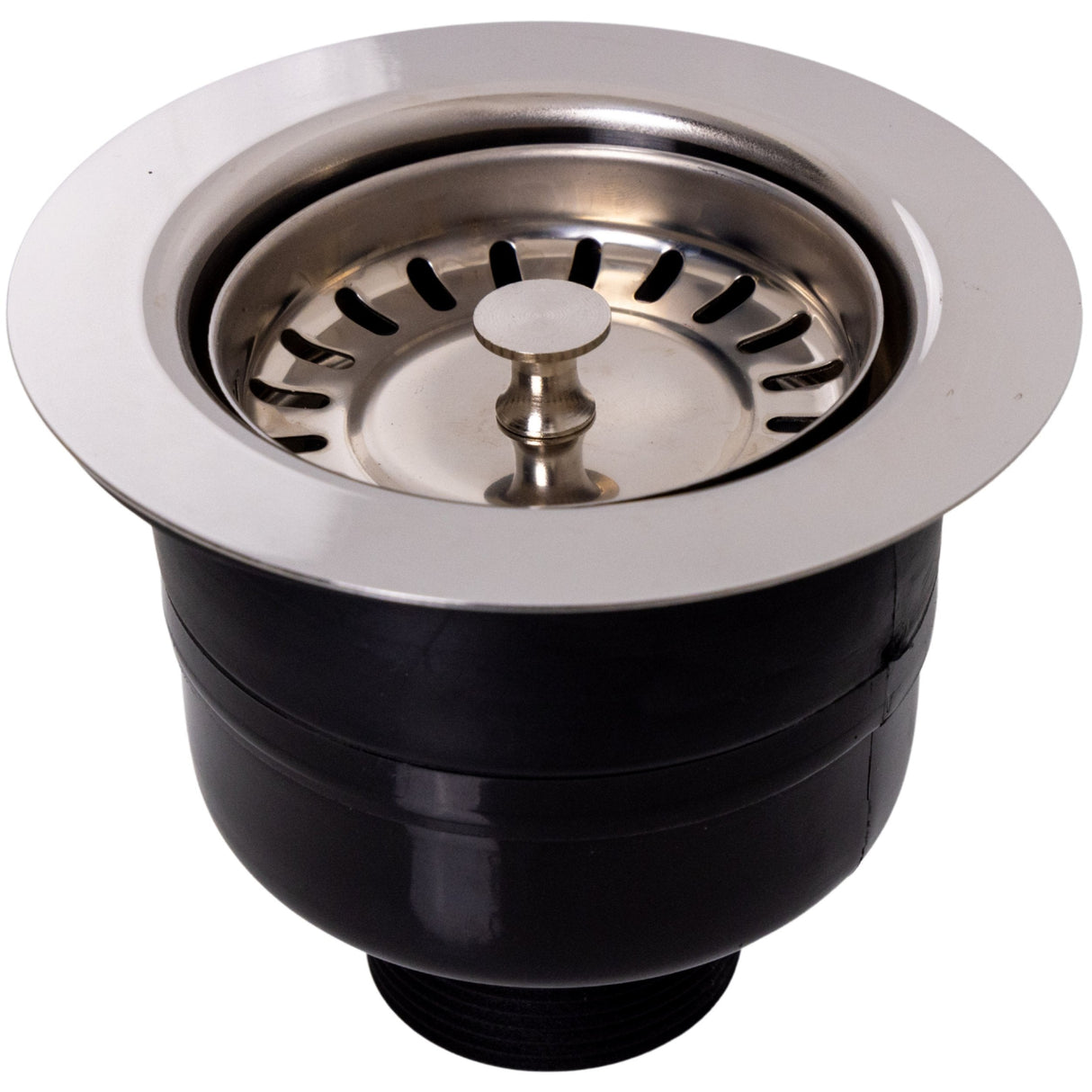 Top-Fix Kitchen Sink Waste Strainer 90mm - Polished Steel PDT-000528_2