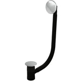 Top-Fix Round Push Button Bath Waste & Overflow Chrome PDT-000599