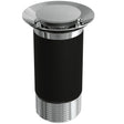 Top-Fix Push Button Click Clack Basin Waste - Unslotted CHROME PDT-000600_1