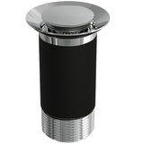 Top-Fix Push Button Click Clack Basin Waste - Unslotted CHROME PDT-000600_1