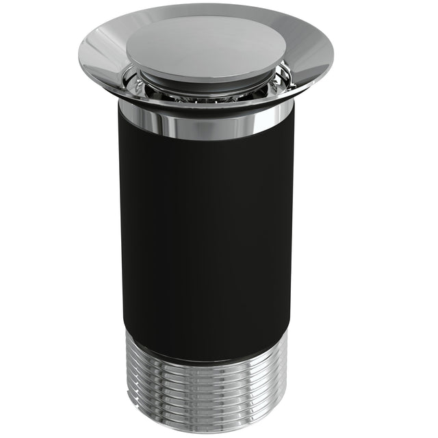 Top-Fix Push Button Click Clack Basin Waste - Unslotted CHROME PDT-000600_1