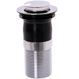 Top-Fix Push Button Click Clack Basin Waste - Unslotted CHROME PDT-000600_2