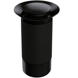 Top-Fix Push Button Click Clack Basin Waste - Unslotted MATT BLACK PDT-000731_2