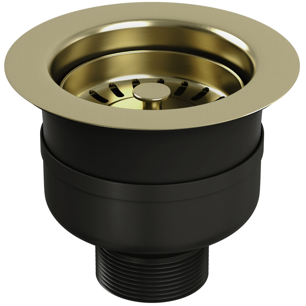 Top-Fix Kitchen Sink Waste Strainer 90mm - Brushed Brass PDT-000738_2