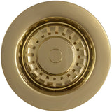 Top-Fix Kitchen Sink Waste Strainer 90mm - Brushed Brass PDT-000738_1
