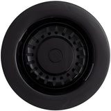 Top-Fix Kitchen Sink Waste Strainer 90mm - Matt Black PDT-000740_1