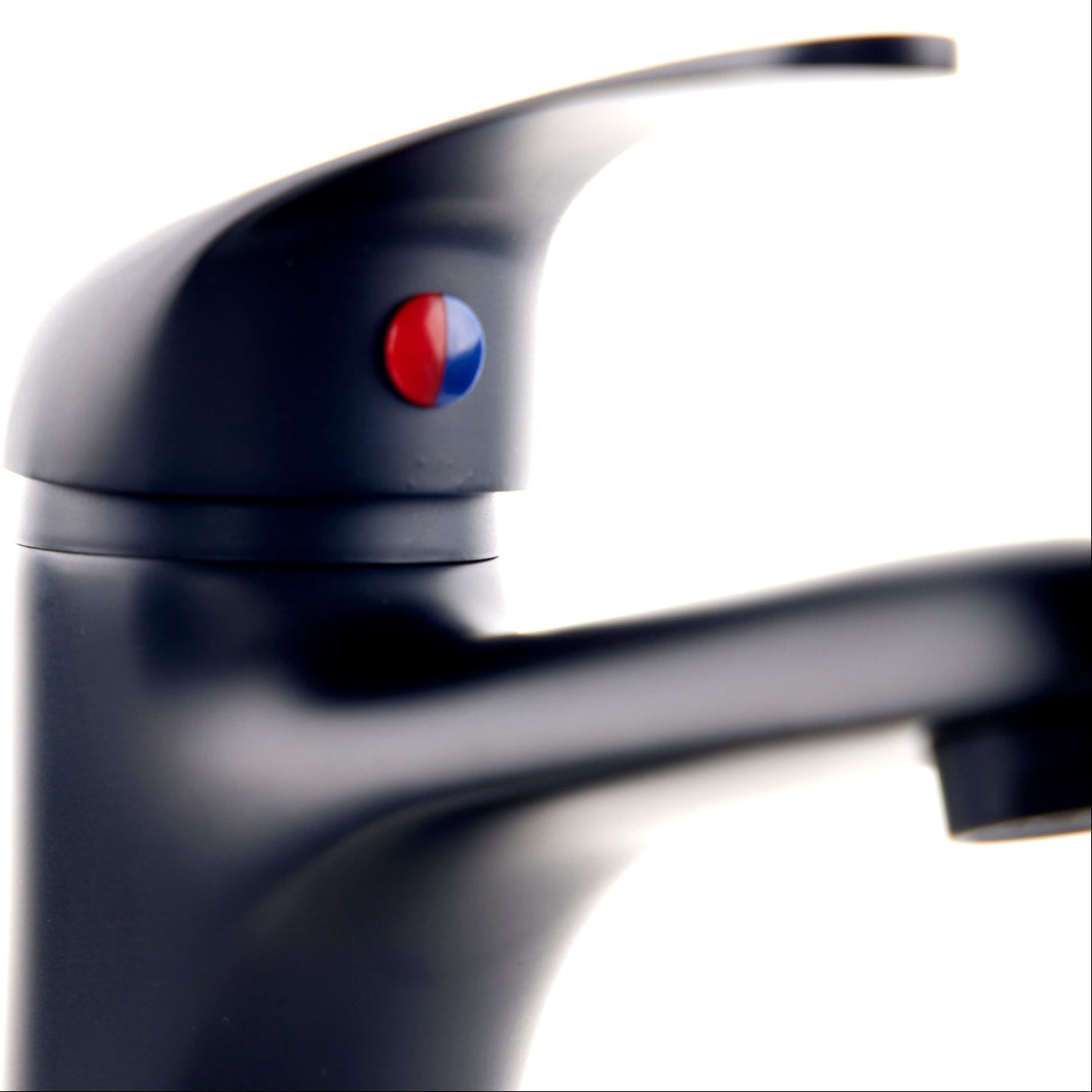 Top-Fix Loop Mono Basin Mixer Tap Matt Black PDT-001321_2