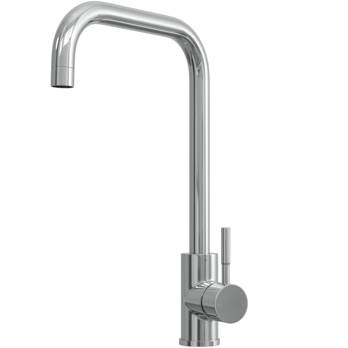 Top-Fix Vito Square Neck Single Lever Kitchen Mixer Tap Chrome PDT-001325
