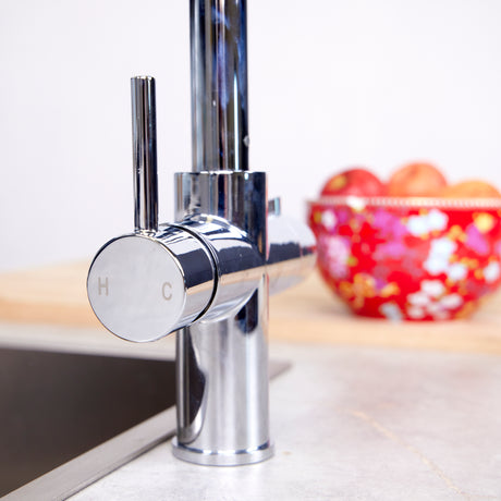 Ellsi Cygne 3in1 Instant Boiling Water Tap With Pull-Out Spout, Corner Boiler & Filter Chrome PDT-001391-930-52_LS1