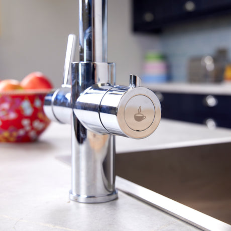 Ellsi Cygne 3in1 Instant Boiling Water Tap With Pull-Out Spout, Corner Boiler & Filter Chrome PDT-001391-930-52_LS10
