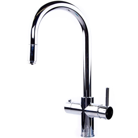 Ellsi Cygne 3in1 Instant Boiling Water Tap With Pull-Out Spout, Corner Boiler & Filter Chrome PDT-001391-930-52_2