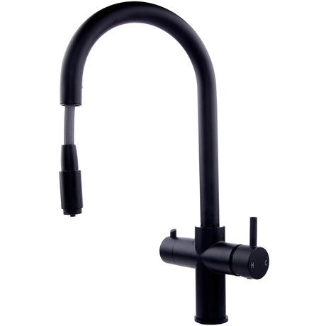 Ellsi Cygne 3in1 Instant Boiling Water Tap With Pull-Out Spout, Corner Boiler & Filter Matt Black PDT-001392-930-52_3