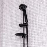 Ellsi Pod Round Sliding Rail Kit With Multi-Function Handset MATT BLACK SRK-04-MB LS1