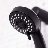 Ellsi Pod Round Sliding Rail Kit With Multi-Function Handset MATT BLACK SRK-04-MB LS2