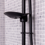 Ellsi Pod Round Sliding Rail Kit With Multi-Function Handset MATT BLACK SRK-04-MB LS3