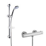 Nuie Minimalist Thermostatic Bar Valve & Multi-Function Shower Set Chrome SBR81BV1