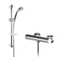 Buy Nuie Arvan Thermostatic Bar Valve & Multi-Function Shower Set Chrome - mega value online! - 30 days return policy