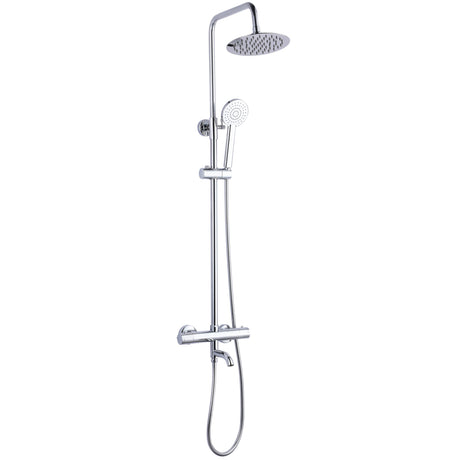 Ellsi Santana Round 3 Outlet Thermostatic Bath Shower Set Chrome SK-07-CH