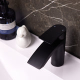 Ellsi Spear Mono Waterfall Basin Mixer Tap MATT BLACK SPE-01-MB LS2