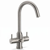 Astini Torlan Chrome/Brushed 3 Way Ambient & Water Filter Kitchen Sink Mixer Tap
