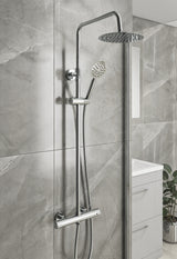 Ellsi Videira Round 2 Outlet Exposed Thermostatic Shower Set Chrome SK-05-CH LS