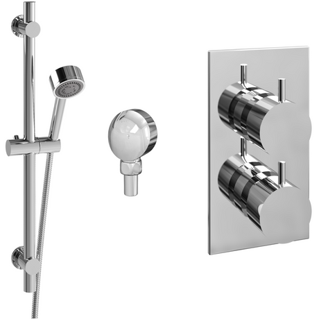 Ellsi Zona Thermostatic Concealed Shower Set Chrome SK-15-CH_1