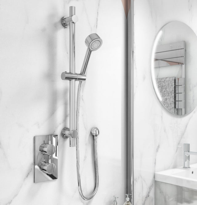 Ellsi Zona Thermostatic Concealed Shower Set Chrome SK-15-CH LS1
