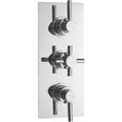 Hudson Reed Tec Pura 2 Outlet Thermostatic Concealed Shower Valve Chrome A3003