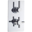 Hudson Reed Tec Pura 2 Outlet Thermostatic Concealed Shower Valve With Diverter Chrome A3007