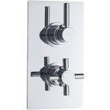 Hudson Reed Tec Pura 2 Outlet Thermostatic Concealed Shower Valve With Diverter Chrome A3007