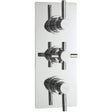 Hudson Reed Tec Pura 3 Outlet Thermostatic Concealed Shower Valve With Diverter Chrome A3023