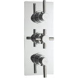 Hudson Reed Tec Pura 3 Outlet Thermostatic Concealed Shower Valve With Diverter Chrome A3023