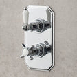 Nuie Edwardian Traditional 1 Outlet Thermostatic Concealed Shower Valve Chrome A3033 LS2