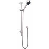 Nuie Multi-Function Sliding Rail Kit & Elbow Outlet, Adjustable Brackets Chrome A3040