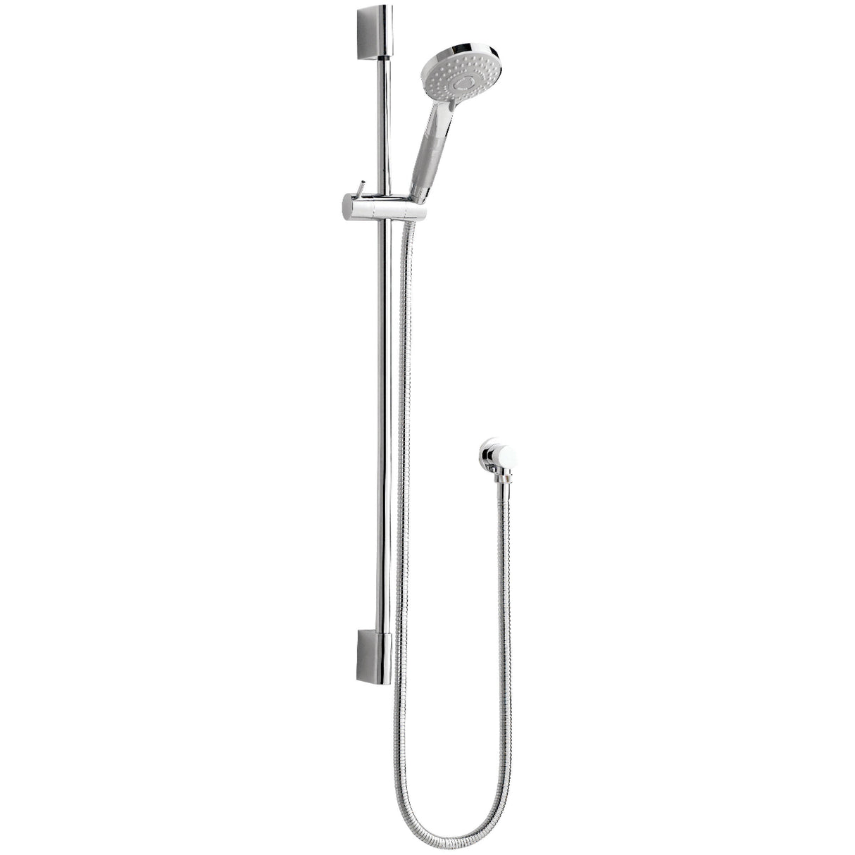 Hudson Reed Slimline Multi-function Sliding Rail Kit & Elbow Outlet Chrome A3041