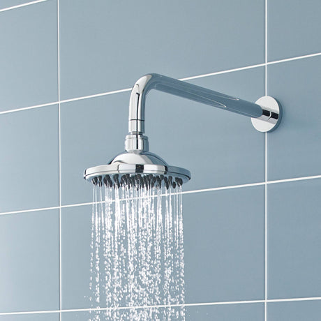 Nuie 8" Fixed Head Shower Rose 152mm Chrome A304 LS1