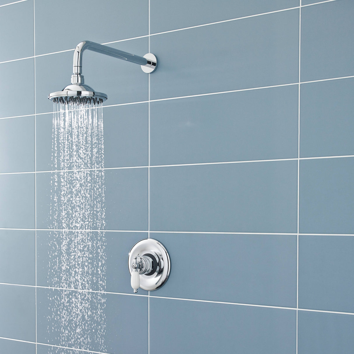 Nuie 8" Fixed Head Shower Rose 152mm Chrome A304 LS2