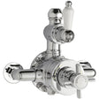 Nuie Edwardian Traditional 1 Outlet Thermostatic Exposed Shower Valve Chrome A3056