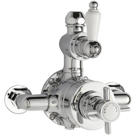 Nuie Edwardian Traditional 1 Outlet Thermostatic Exposed Shower Valve Chrome A3056