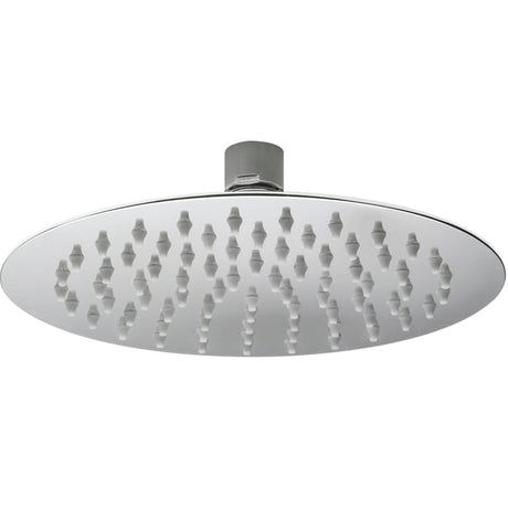 Nuie Round Stainless Steel Fixed Head Shower 200mm Chrome A3082