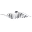 Nuie Square Stainless Steel Fixed Head Shower 200x200mm Chrome A3088